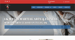 Desktop Screenshot of lkwellsmartialarts.net